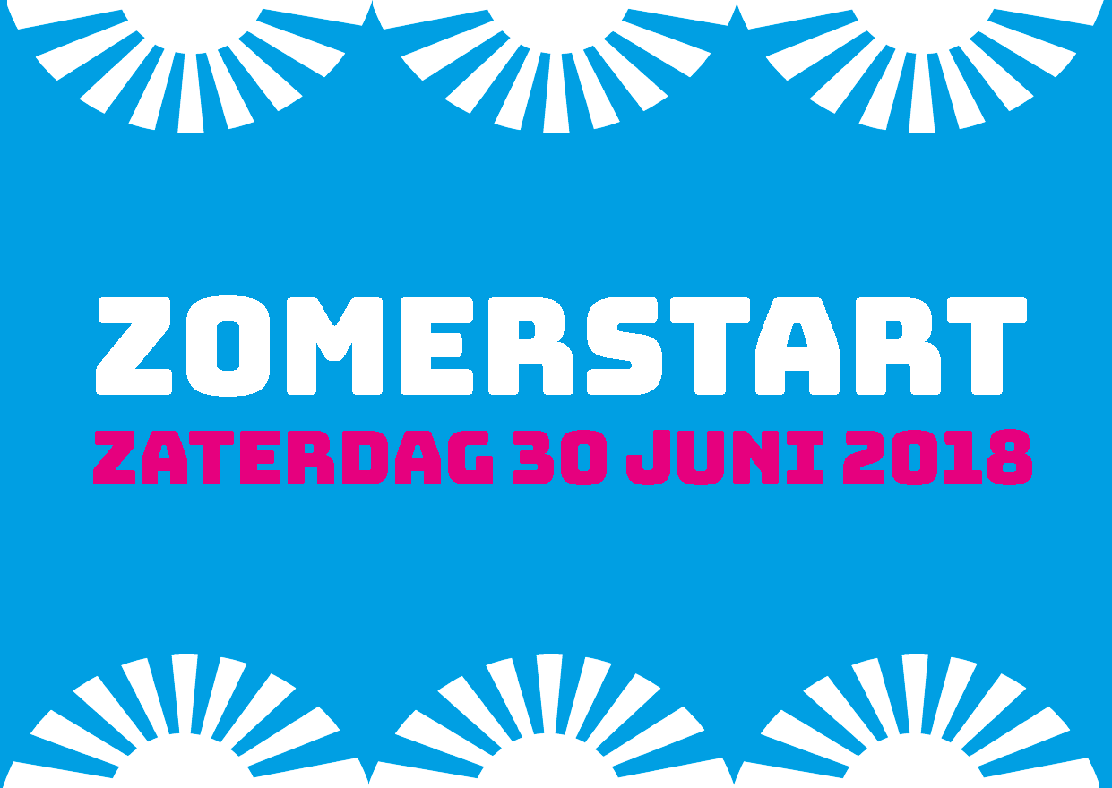 Sticker Zomerstart 2018 A7